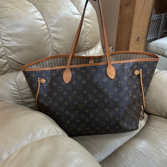 🤎🧡authentic XXL Louis Vuitton Neverfull gm monogram - Picture 13 of 14